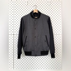 Men's Express Wool Blend Varsity Bomber Jacket